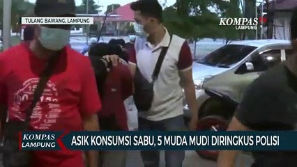 Tengah Asik Konsumsi Sabu, Muda-Mudi Diringkus Polisi