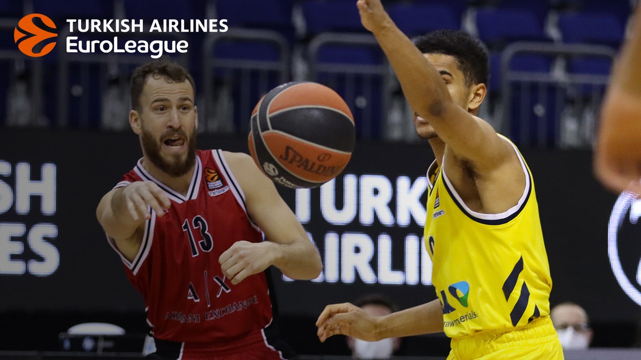AX Armani Exchange Milan tied season-high with 28 assists vs. ALBA Berlin