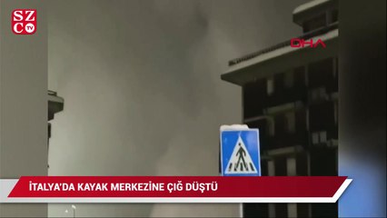 Скачать видео: İtalya'da kayak merkezine çığ düştü