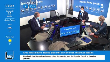 La matinale de France Bleu Paris du 15/01/2021