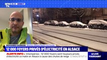 Intempéries: 12.000 foyers privés d'électricité en Alsace à cause des chutes de neige