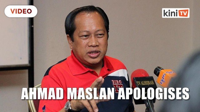 Ahmad Maslan apologises for for 'PhD' remark