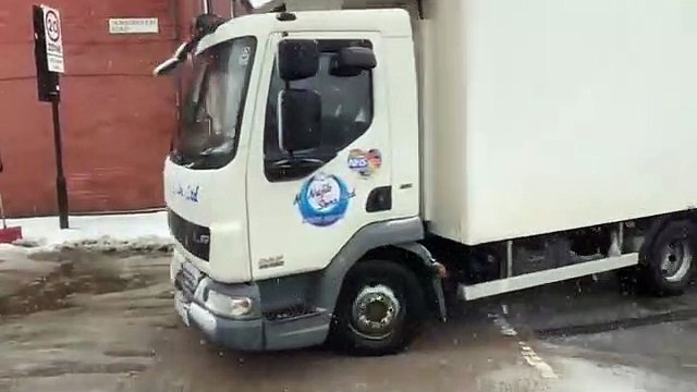 Sheffield councillors help to shovel snow, Friday, January 15