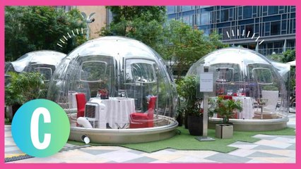 This Hotel Offers A Six-Course Meal In *Private* Bubble Pods