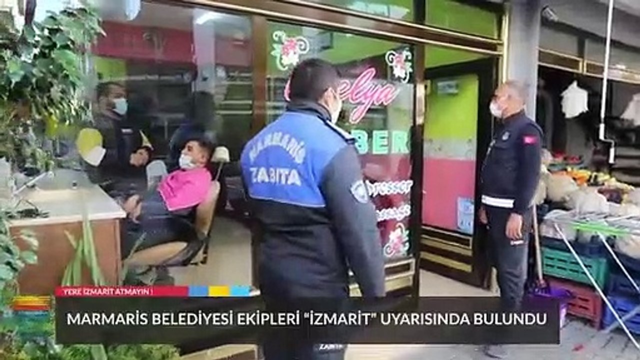 Marmaris Belediyesi'ndan 'izmarit' isyanı: Afiş astık olmadı, heykelini diktik olmadı, şimdi ekiplerimiz tek tek esnafı gezerek uyarıyor