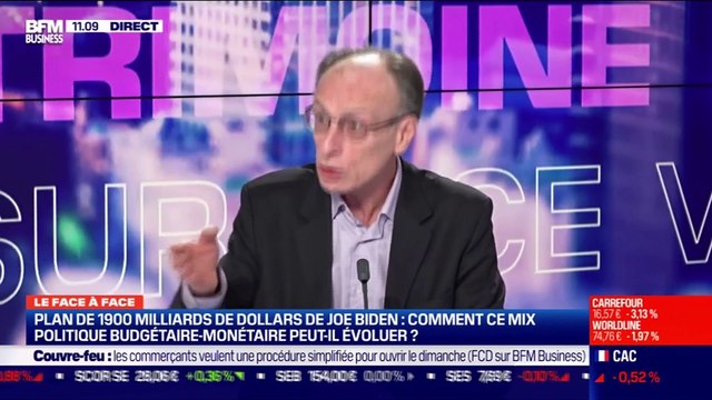 Thierry Apoteker VS Frédéric Rollin : Plan de 1 900 milliards de dollars de Joe Biden, comment ce mix politique budgétaire-monétaire peut-il évoluer ? - 15/01