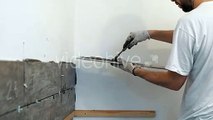 Bedroom Renovation and Improvement - How to do Tiling, Ceramic Tile Wall Adhesive