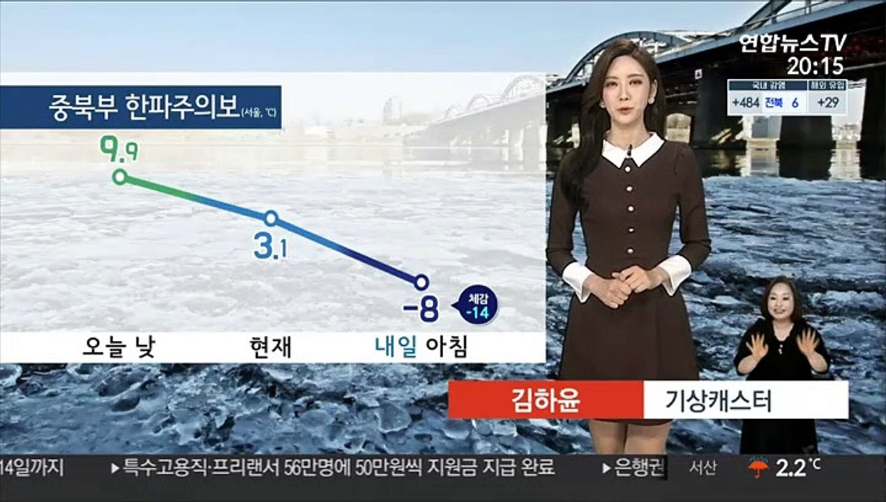 [날씨] 서울 한파주의보…찬바람 쌩쌩, 내일 체감 -14도