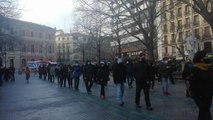 Manifestación en Pamplona para reclamar medidas contra la siniestralidad laboral