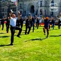 Canadian Police's killer Bhangra moves