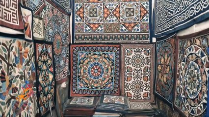 مصر- فن الخيامية.. رسم بالقماش على القماش