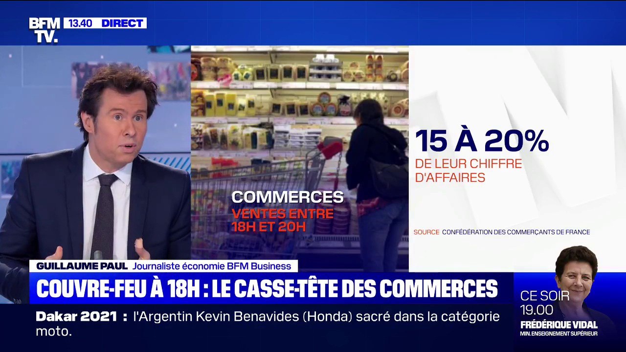 Le casse-tête des commerces face au couvre-feu à 18h