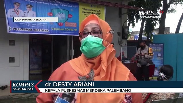 Puskesmas Merdeka Palembang Mulai Vaksin Nakes