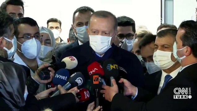 Son dakika haberi... Cumhurbaşkanı Erdoğan koronavirüs aşısı oldu | Video