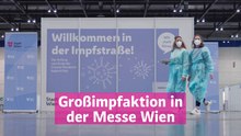 Beginn der Großimpfaktion in der Messe Wien