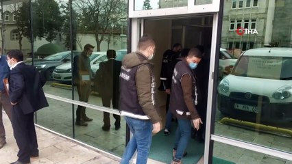 6 bin 892 adet uyuşturucu hapla yakalanan 6 kişi adliyeye sevk edildi