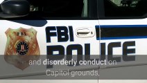 The FBI arrested the man seen with a Confederate flag inside of the US