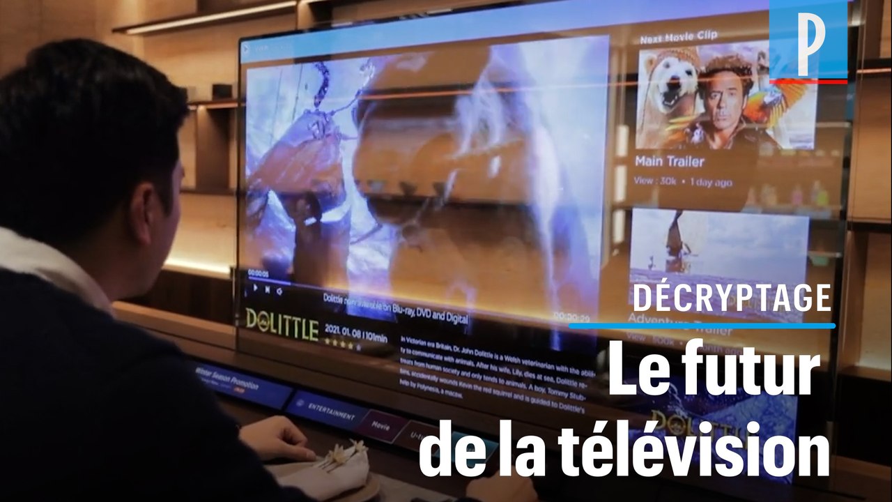 Transparents, incurvables, projetés sur un cadre, mini-Led : les téléviseurs du futur se dévoilent