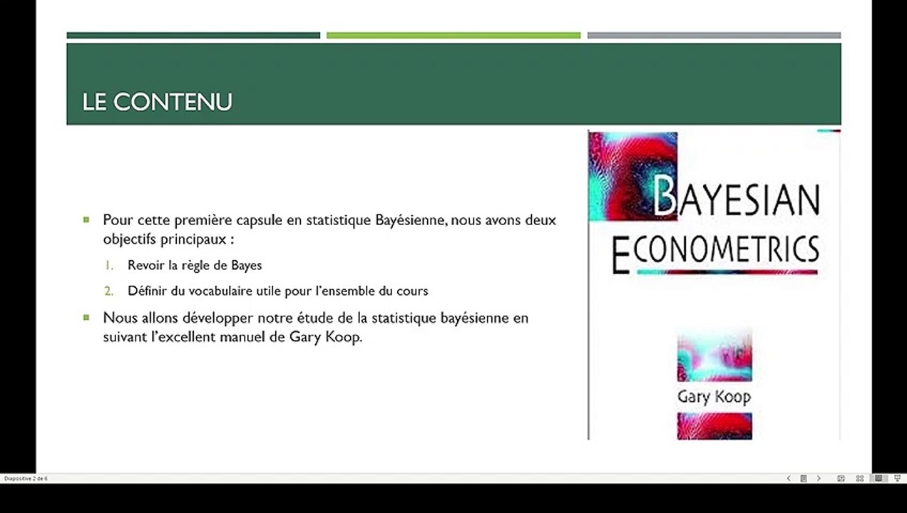 1. La statistique bayésienne