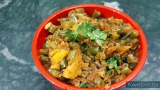 Nutritious Green Beans Potato Recipe In Hindi | झटपट बनाएं आलू बीन्स की सब्जी | Healthy Lunch beans