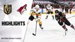 NHL Highlights | Golden Knights @ Coyotes 1/22/21