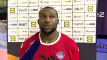 Jotham Mandiangu après la victoire d'Istres contre Nîmes en amical