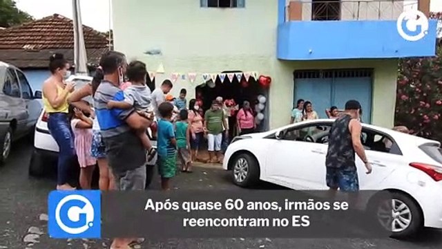 Após quase 60 anos, irmãos se reencontram no ES