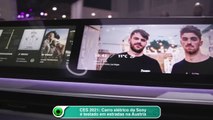 CES 2021: Carro elétrico da Sony é testado em estradas na Áustria