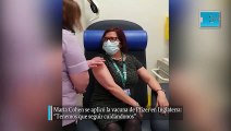Marta Cohen se aplicó la vacuna de Pfizer en Inglaterra: “Tenemos que seguir cuidándonos”