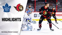 NHL Highlights | Maple Leafs @ Senators 1/15/21