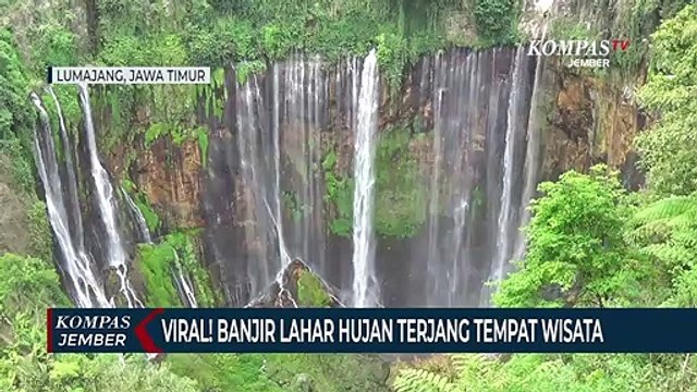 Banjir Lahar Hujan Gunung Semeru Terjang Tempat Wisata