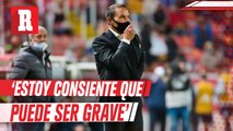 Profe Cruz: 'Estoy consiente que la lesión de Unai Bilbao puede ser grave'