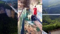 China Glass Bridge - Crack Effect