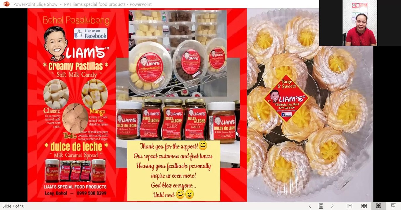 Natter Negosyo chats with Aimee Therese Alegarbes of Liam's Special Food Products