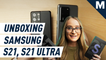 Unboxing Samsung's Galaxy S21 and S21 Ultra