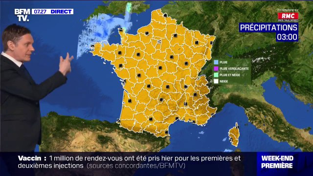La météo de ce samedi: 26 départements en vigilance orange pour neige et verglas, températures négatives
