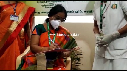 கோவிட்-19 தடுப்பூசி முகாம் துவக்கம் - இடம்:  அரசு ஓமந்தூரார் மருத்துவக் கல்லூரி, சென்னை