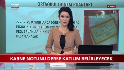 Karne Notunu Derse Katılım Belirleyecek