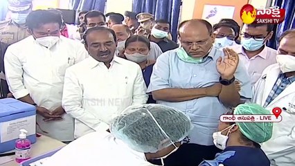 తెలంగాణ : కరోనా వ్యాక్సినేషన్‌ ప్రక్రియ ప్రారంభం