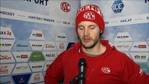 15.01.21: Manuel Ganahl (KAC) zum Sieg über Salzburg.