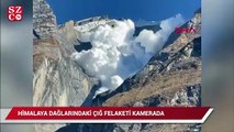 Himalaya dağlarındaki çığ felaketi kamerada