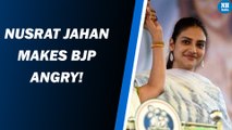 ‘BJP More Dangerous Than Coronavirus’: TMC MP Nusrat Jahan