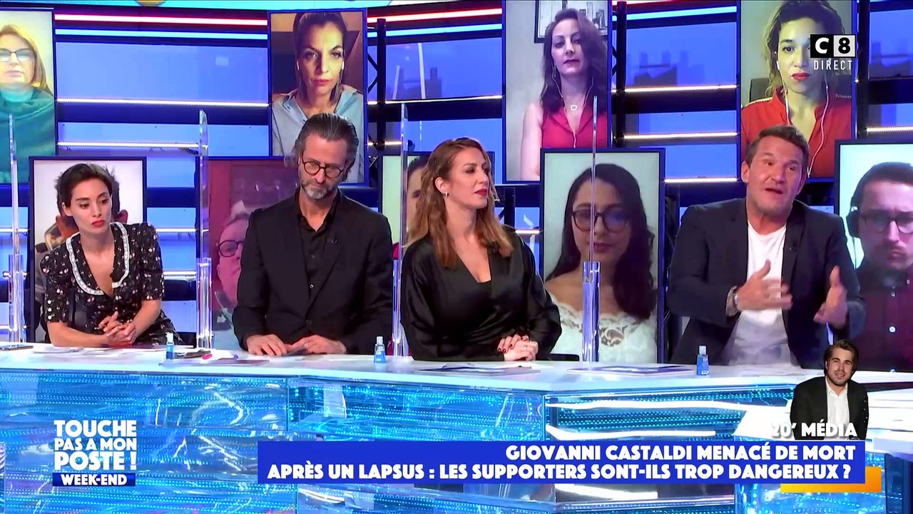 Benjamin Castaldi revient sur la polémique qui touche son demi-frère Giovanni dans "Touche pas à mon poste" - C8