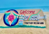 Sudarsan Pattnaik's Sand Art Celebrates COVID-19 Vaccination Drive