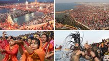 #KumbhMela2021: చుట్టూ కరోనా వైరస్: లక్షలమంది భక్తులు ఒకేచోట, పుణ్యస్నానాలతో కిటకిట| Oneindia Telugu