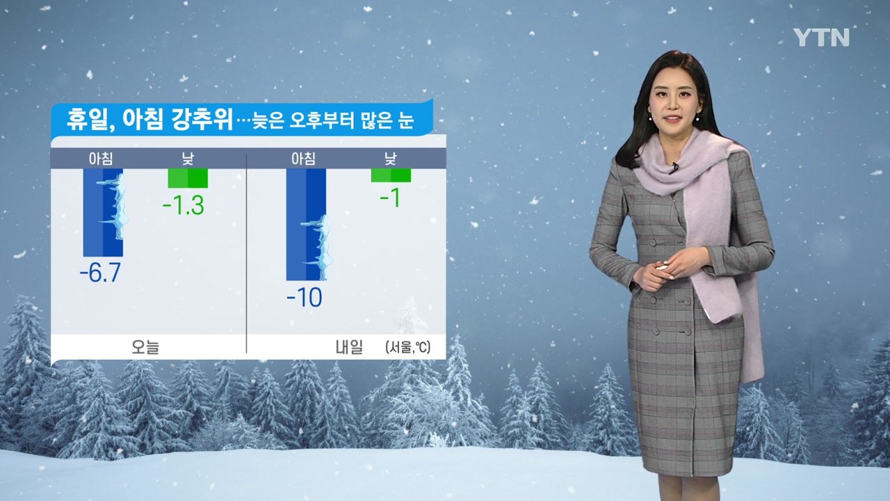 [날씨] 내일 오늘보다 더 추워...늦은 오후부터 많은 눈 / YTN