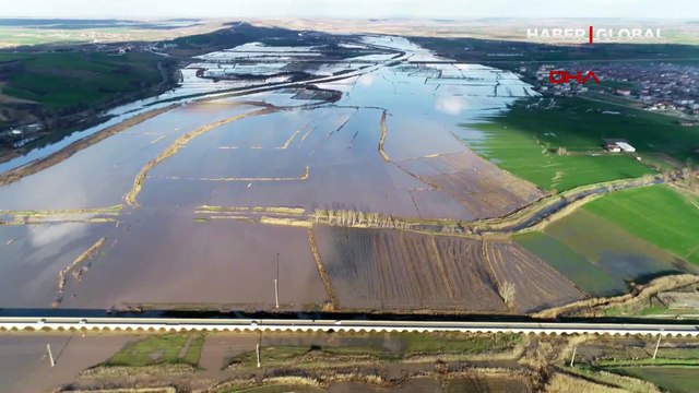 Kirli akan Ergene Nehri taştı, tarım arazileri su altında kaldı: Kanserojen maddeler şu an tarıma saçılmış durumda
