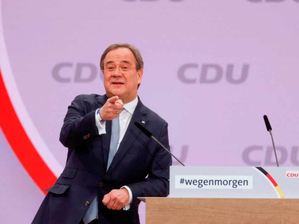 Wahlsieg: Armin Laschet ist neuer CDU-Vorsitzender