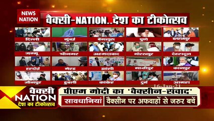 Extensive coverage of vaccination drive against corona