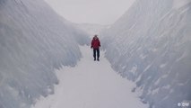 Massive slabs of ice: Europe's largest glacier